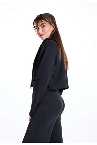 Birdiejay Power Up Jacket Black Modal Blended Jacket