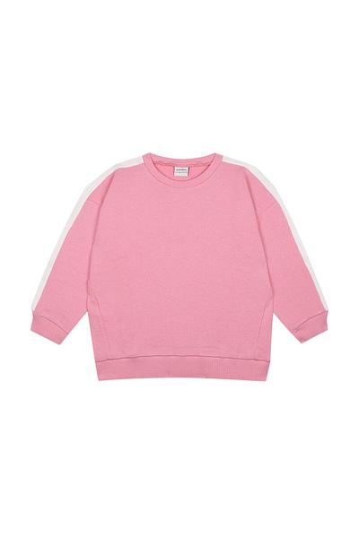 Antebies White Contrasted Pink Futter Tracksuit Set