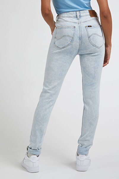 Lee Blugi elastici cu talie înaltă - Blugi Scarlett