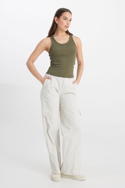 Lee Slim Fit Dar Kesim Yeşil Tişört