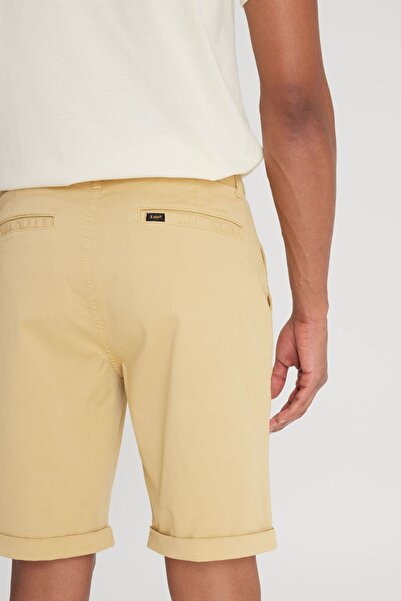 Lee Regular Fit Normal Kesim Normal Bel Camel Şort