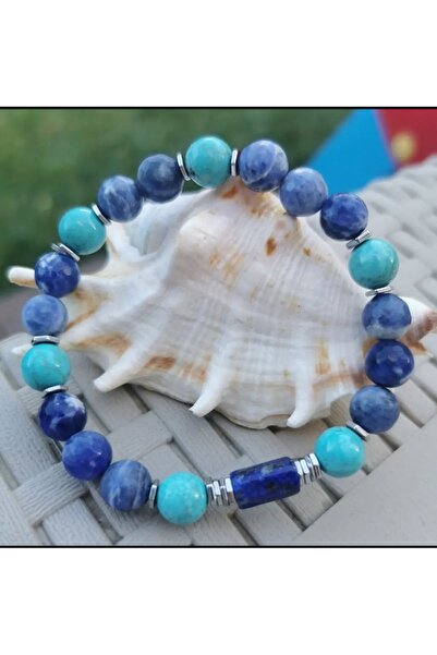 Home سوار من حجر سوداليت-فيروزي-لازورد الطبيعي