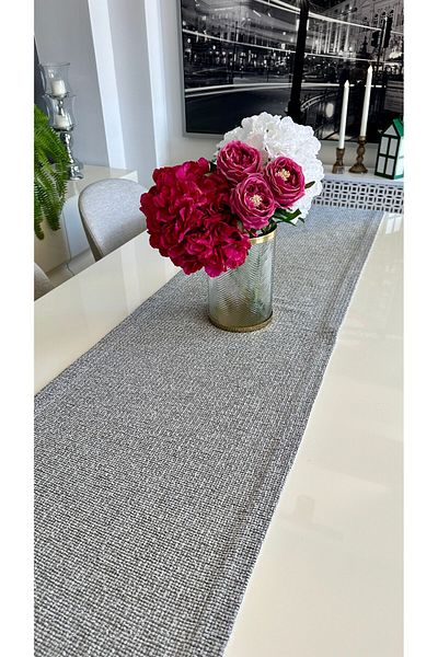 Decamor home Γκρι Μποέμ Πλεκτό Ανέμελος Δρομέας