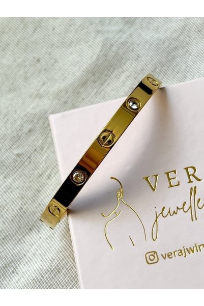Snartun Vera Jewellery Steel Stone Clamp
