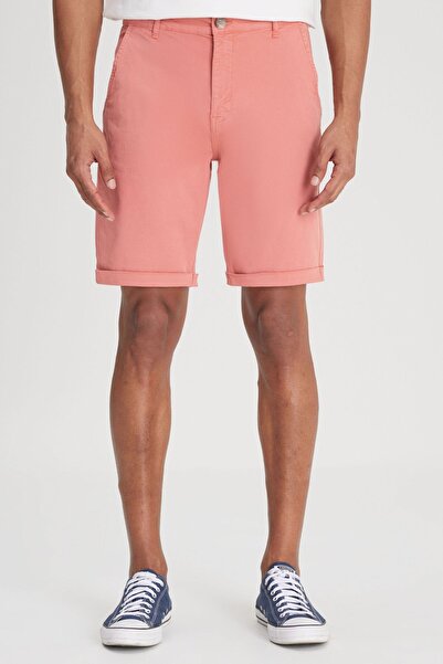 Lee Regular Fit Normal Kesim Normal Bel Kırmızı Şort