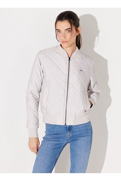 Lee Gray Regular Fit Crew Neck Coat