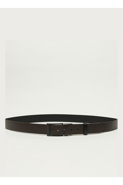 WRANGLER 100% Leather Black-Brown Belt