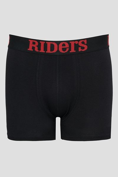 Riders by Lee Μαύρο Βαμβακερό Ευέλικτο Πακέτο Boxer Regular Fit 3 τεμαχίων