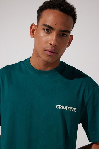 Riders by Lee Μπλουζάκι GreenLooseFit Crew Neck 100% βαμβακερό