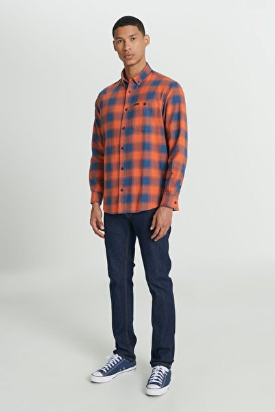 Lee Regular Fit Normal Kesim %100 Pamuk Uzun Kollu Gömlek