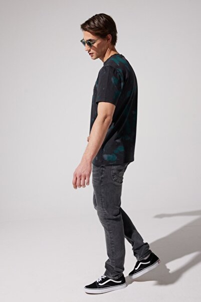 Lee Regular Fit Normal Cut 100% Cotton Crew Neck Black T-Shirt