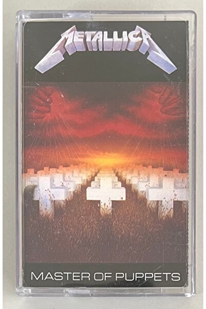 Plakevi İzmir Metallica Master Of Puppets Kaset (Orjinal Dönem Baskı)
