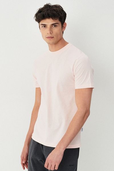 Riders by Lee Hellrosa T-Shirt mit Rundhalsausschnitt, 100 % Baumwolle, RegularFit