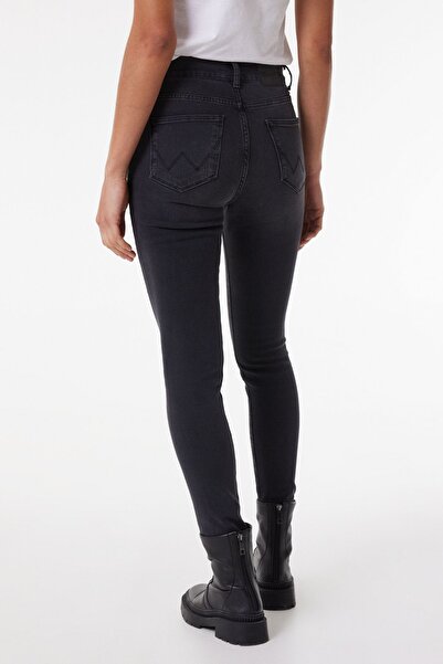 WRANGLER Blugi elastici cu talie înaltă - Pantaloni din denim cu talie înaltă