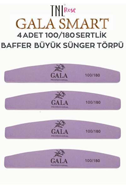 gala smart TNL ROSE 4 ADET BÜYÜK SÜNGER TÖRPÜ BUFFER BAFFER KALICI OJE PROTEZ...