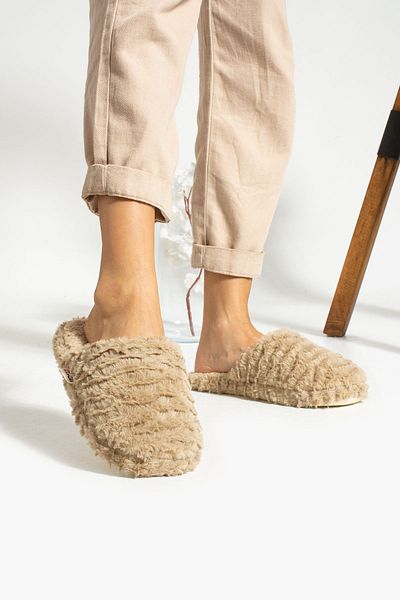 RedPlay Effect Chinchila Sole Women's House Slippers - Quiet