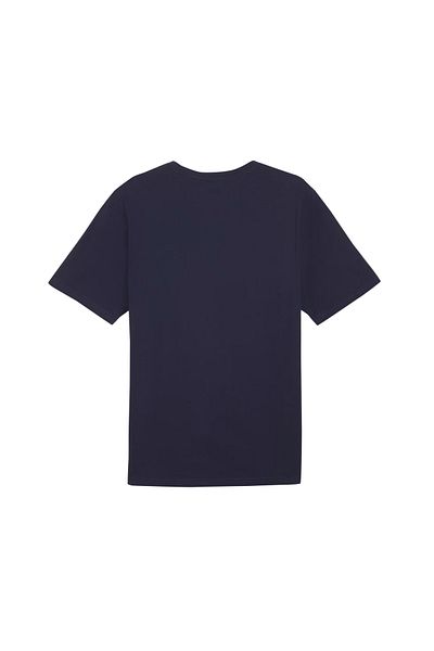 Puma Tricou casual pentru bărbați - Logo Teamrise, Jersey Bumbac, Bleumarin 65870506