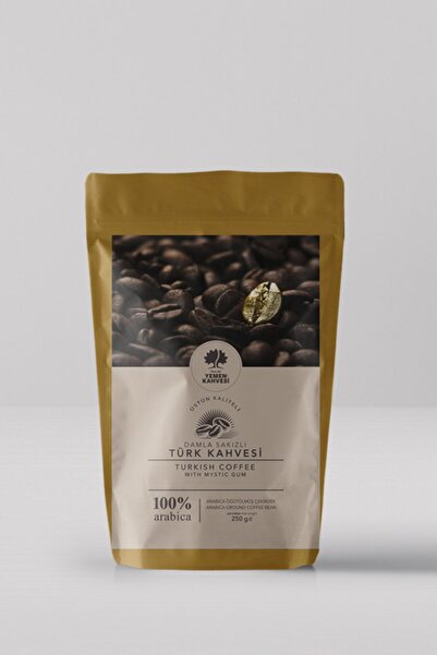 YEMEN KAHVESİ 1 Adet 250 gr Damla Sakızlı Türk Kahvesi