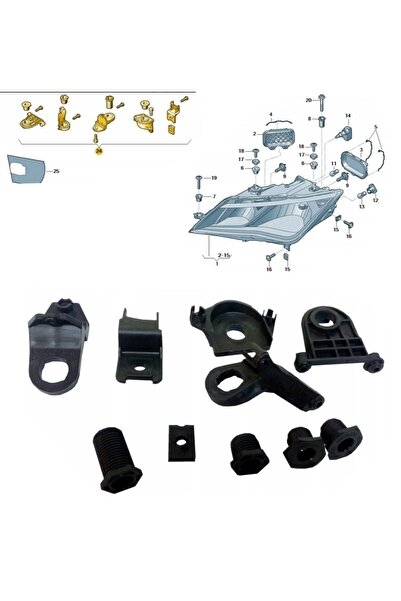 gkl Seat Leon Sol Far Tamir Kiti 2008-2018 5f0998225