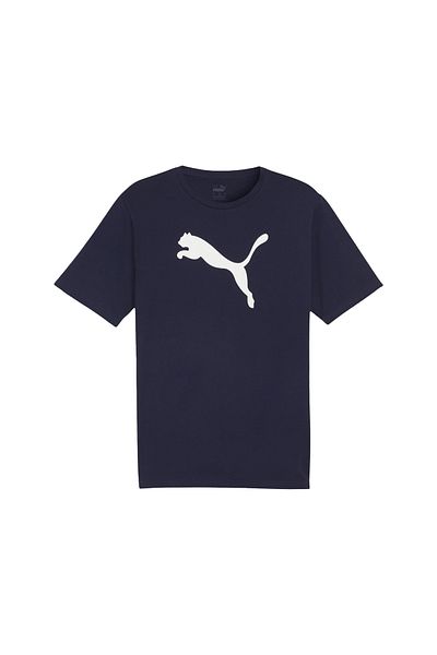 Puma Tricou casual pentru bărbați - Logo Teamrise, Jersey Bumbac, Bleumarin 65870506