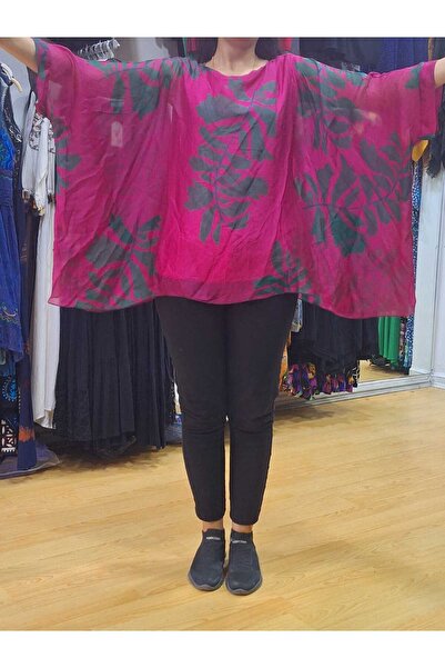 NUR TEKSTİL kadın fuşya İtalyan İpek içi kalın askı bitişik üstü italyan ipek...