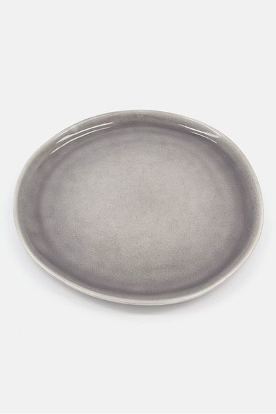 HOFF El Sırlı Tabak 27 çap cm، Gri