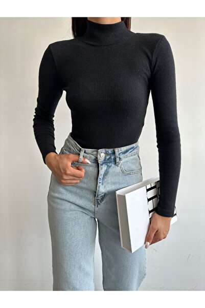 laughs Γυναικεία μισή ζιβάγκο μακρυμάνικη μπλούζα καμιζόλα RD2003