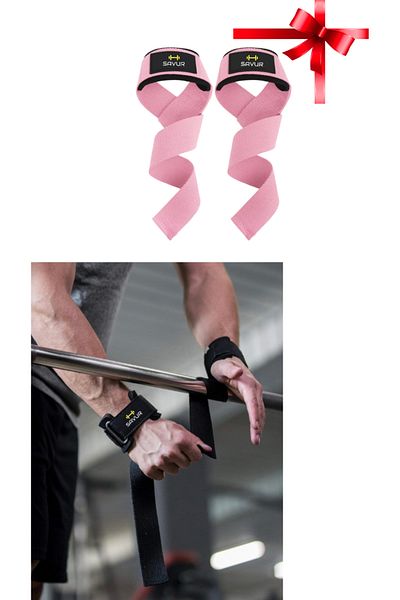 SAVUR Fitness Strap with Wrist - Weight Strap Gift