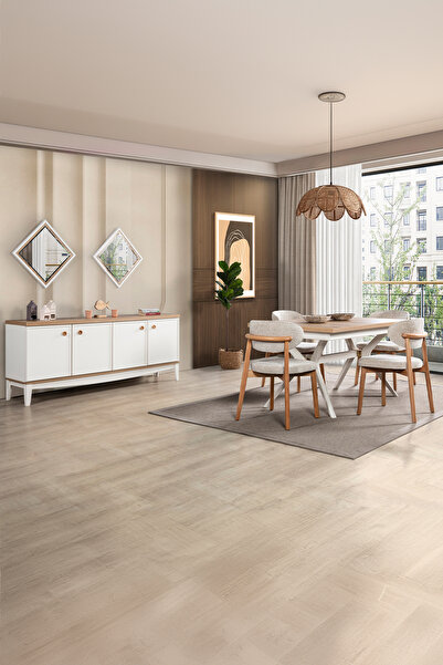 Eymense İpek 6 Sandalyeli Yemek Odası Takımı