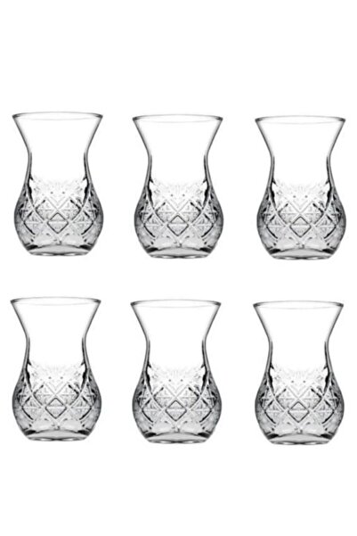 FAYA HOME Pasabahce 12-piece Crystal Tea Cup Set -TimelessCut, 155cc 42881