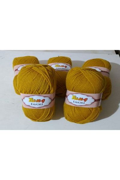 Tunç Çadır TUNÇ Favourite Mustard 5 Pieces Color 317