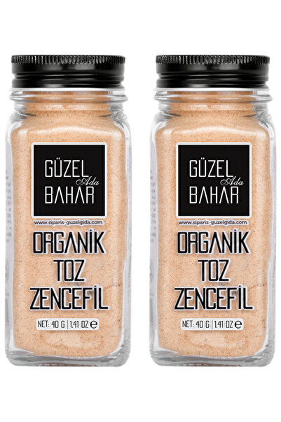 Güzel Ada Organik Toz Zencefil 2x40 Gr