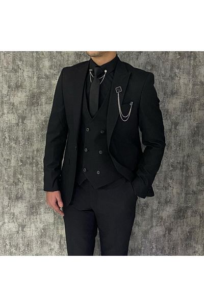 Terziayhan Full Set Black Suit