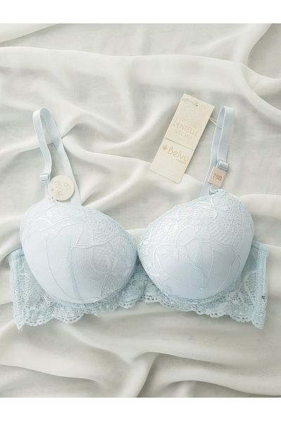 Belvü 1112 Model Ice Blue Lace Sutien de lux