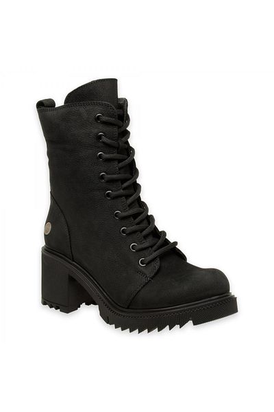 Mammamia D24kb-1620z Black Heeled Daily Women's Boots