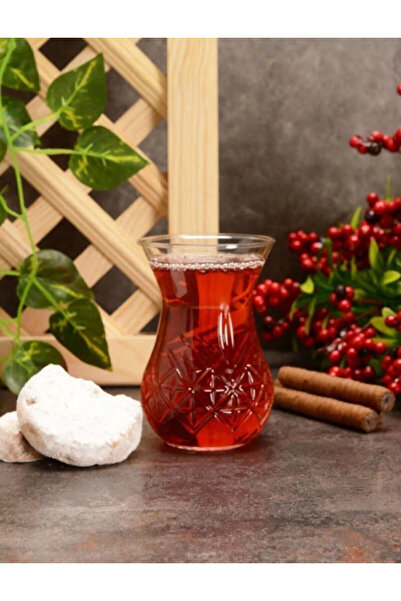 FAYA HOME Pasabahce 12-piece Crystal Tea Cup Set -TimelessCut, 155cc 42881