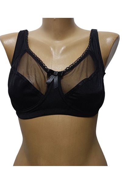 Cansoy JerSe Women'S Minimizer Bra - Tulle and Gathering