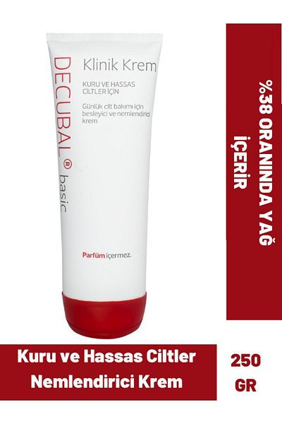 Decubal Clinic Cream & Lip Balm - 250 ml & 30 ml for Dry & Sensitive Skin