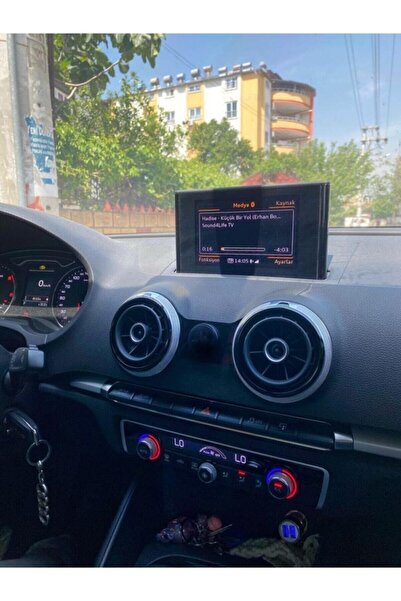 3 boyutlu dükkan Audi A3 Telefon Tutucu 2012 Model Ve Sonrası (PİANO BLACK) M...