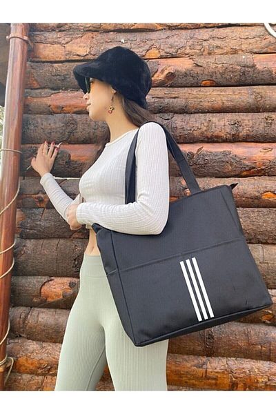 CKSpor 36*36*12 Geantă de umăr pentru femei cu design în dungi
