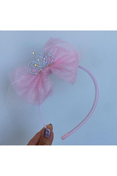 Mercan Simli Tüllü Kraliçe Figürlü Taç