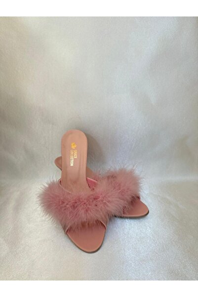 MOD10 Papuci de mireasă cu pene