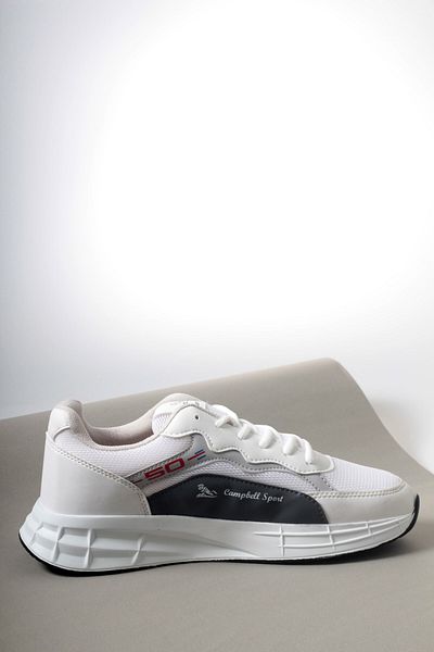 ayakkabiyolla Ανδρικά αθλητικά παπούτσια - White Aqua, Lace-up