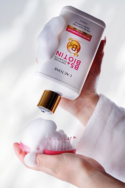 L'ACTONE B5 Biotin Fortifying Shampoo 500 ml / Dökülme Karşıtı Besleyici Onarıcı Güçlendirici Şampuan