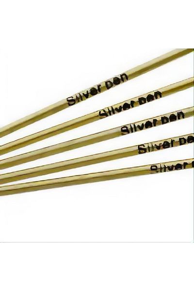 ipekbazaar Silverpen Silver Color Leather Pen - 1 Leather Handpiece