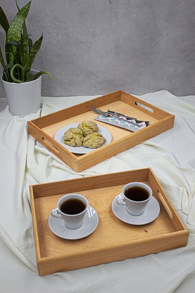 KukiWood Wooden 2-Piece Presentation Tray & Decorative Tray - Nova Tray