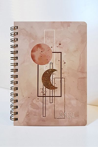 ArtNots A5 Indefinite Planner / Minimalist Art 01
