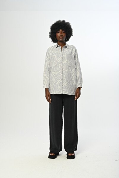 Orfeo Negro ΓΥΝΑΙΚΕΙΑ ΤΣΕΠΗ ΜΕ ΣΧΕΔΙΟ ΓΚΡΙ ΧΡΩΜΑ ΠΟΥΚΑΜΙΣΟ ΠΟΥΚΑΜΙΣΟ