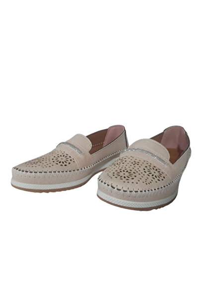 Ayzen Ортопедичні жіночі балетки з кремовим каменем і 4 точками - Повсякденні елегантні ayznn65-02