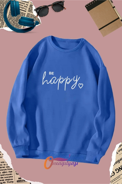 oneagılyazı Hanorac Be Happy pentru femei/fete - Imprimat